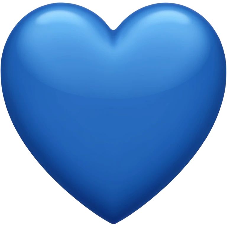 blue (royal blue shade) heart emoji