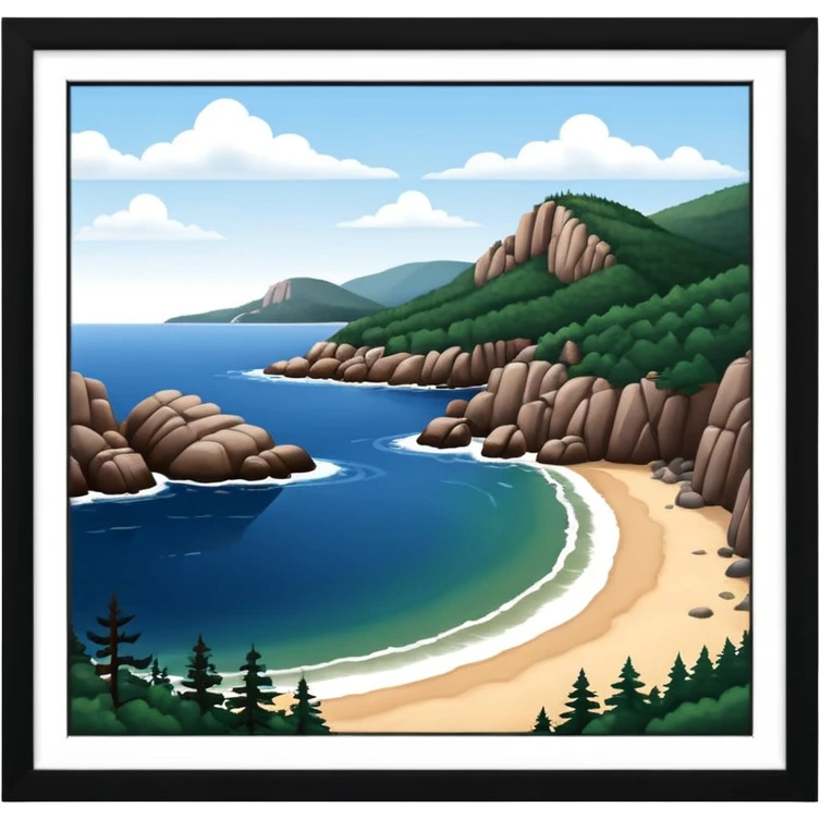 acadia national park emoji