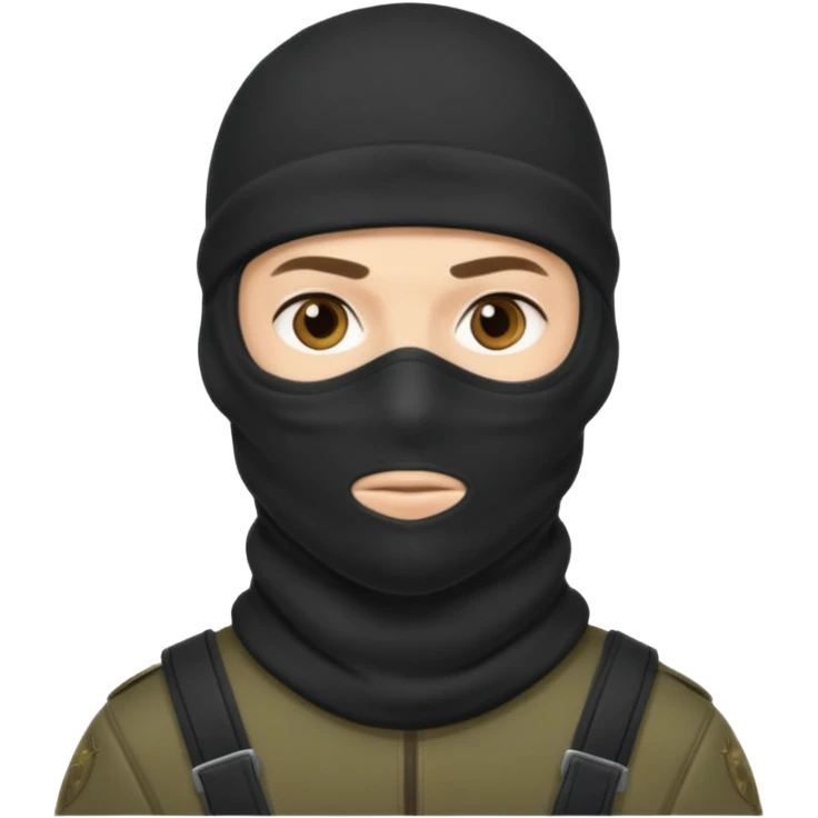 russian soldier with balaclava emoji
