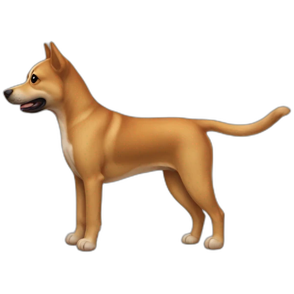 Chat sur un chien emoji