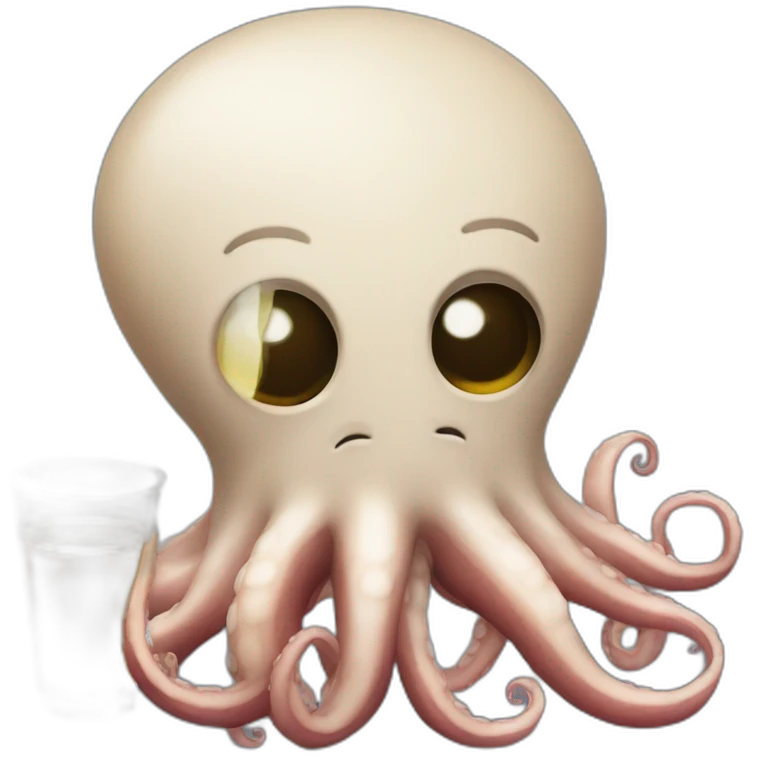 Octopus drunken  emoji