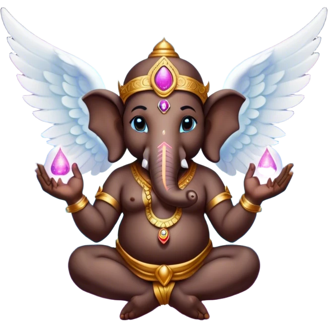 Ganesha dark angel intergalactical spiritual matrix multiverse galaxy emoji