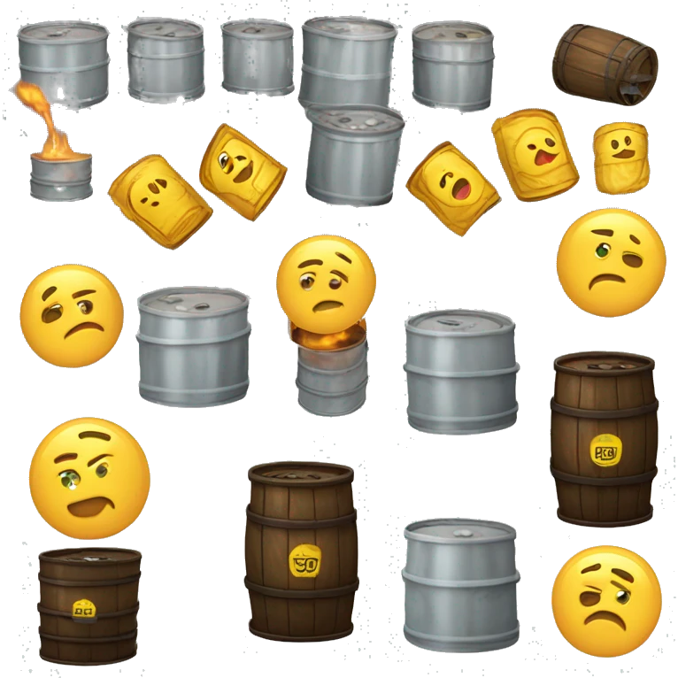 un barril de petroleo emoji
