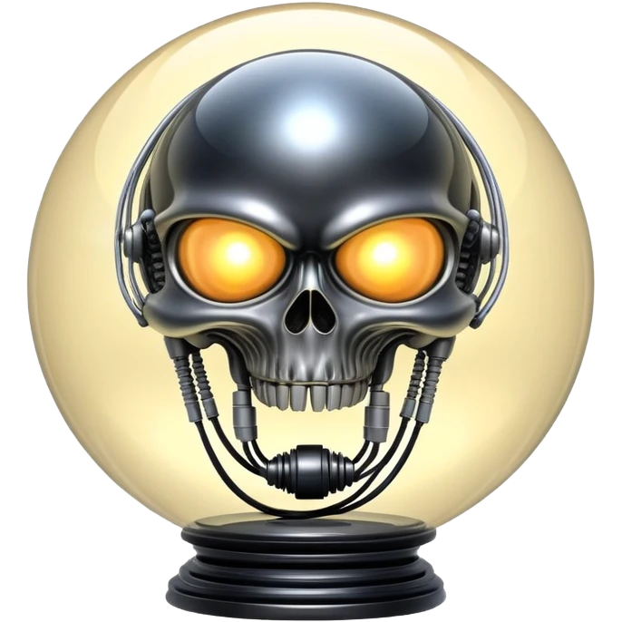 sorayama giger plasma cable energy glass sphere emoji