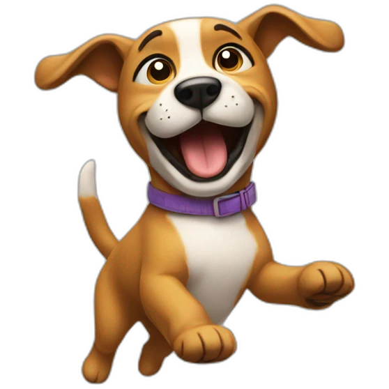 cool dog dancing emoji