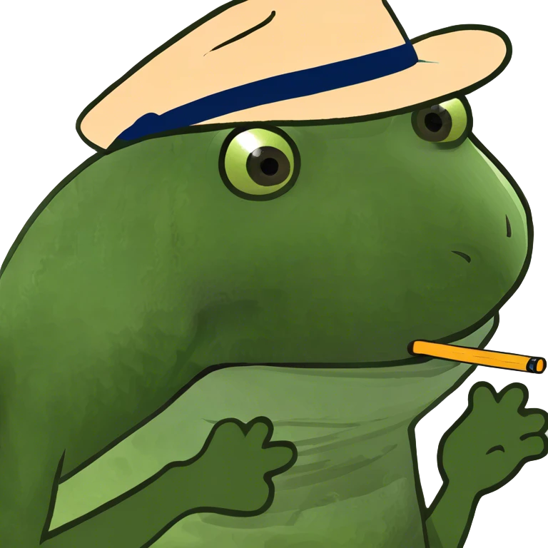Wearing a straw hat  emoji