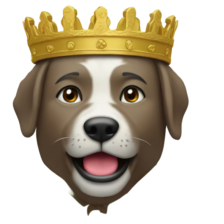 Female king corso with flowers in her mouth emoji