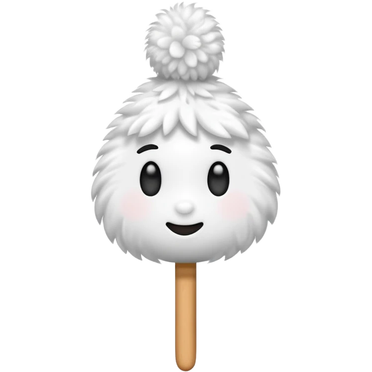 A q-tip emoji with no face emoji