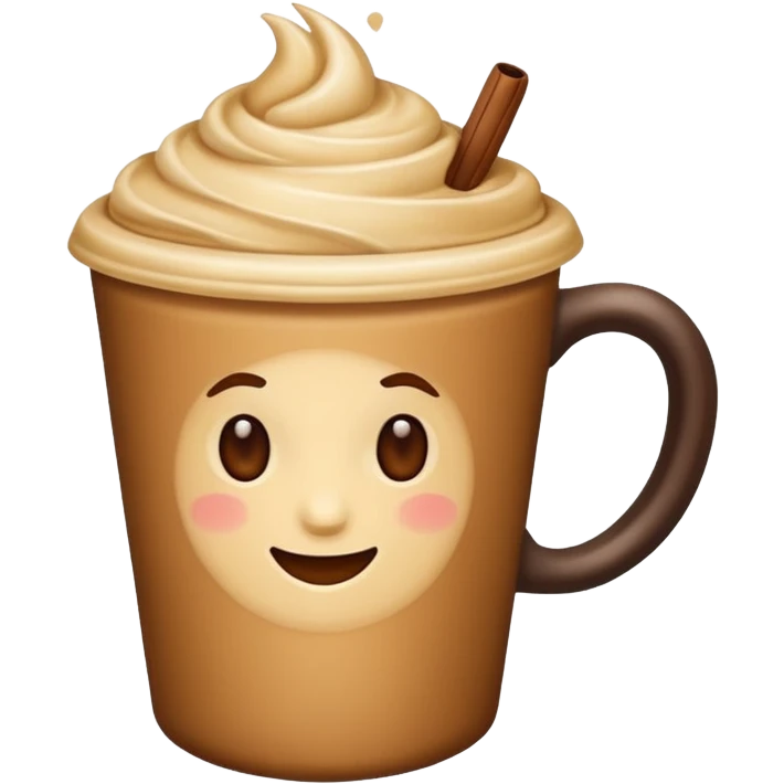 creamy coffee emoji