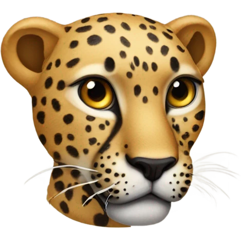 Cane leopardato al guinzaglio  emoji