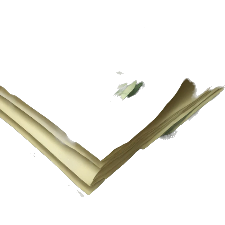 document, with money on top of it emoji