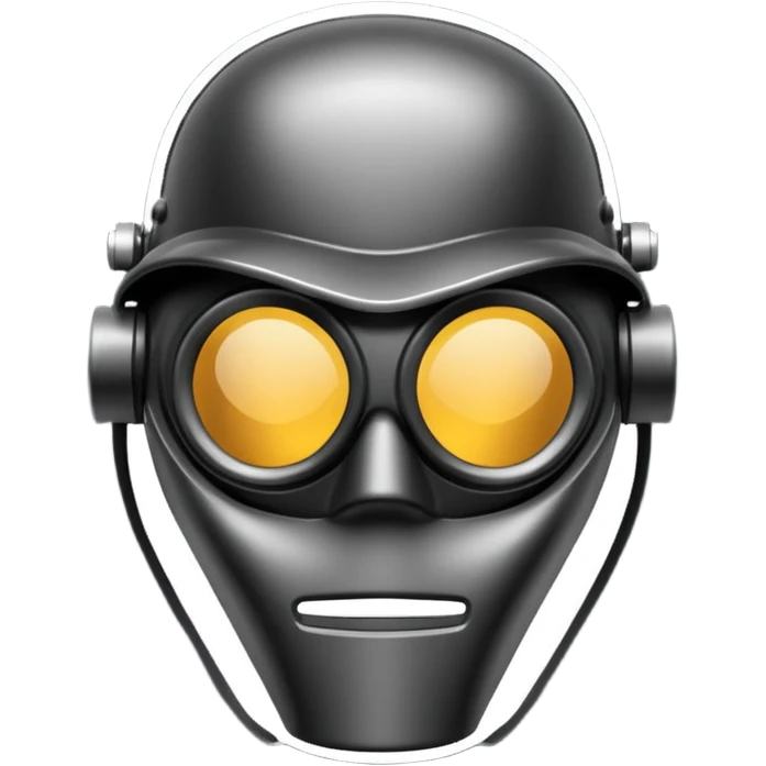 Welding mask emoji