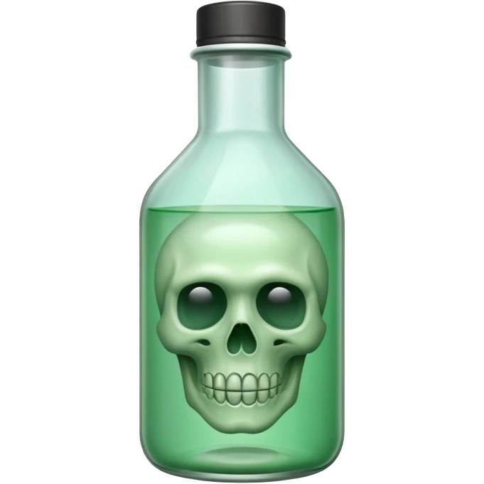 creepy embalming fluid bottle emoji