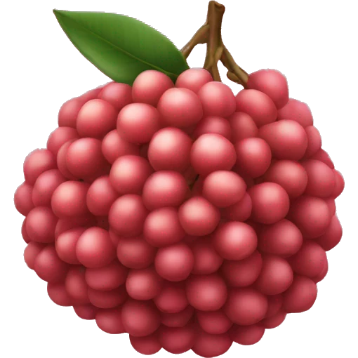 Lychee emoji