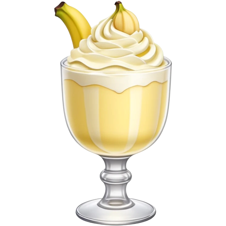 Banana pudding in a goblet  emoji