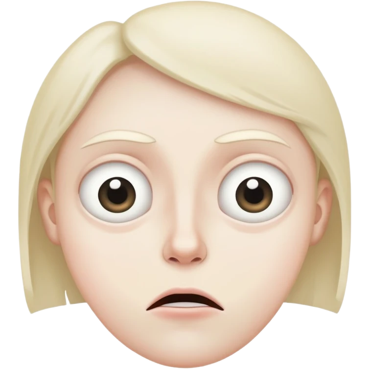 a weird  disoriented face  emoji
