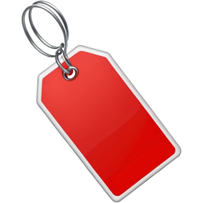 red white Price tag emoji
