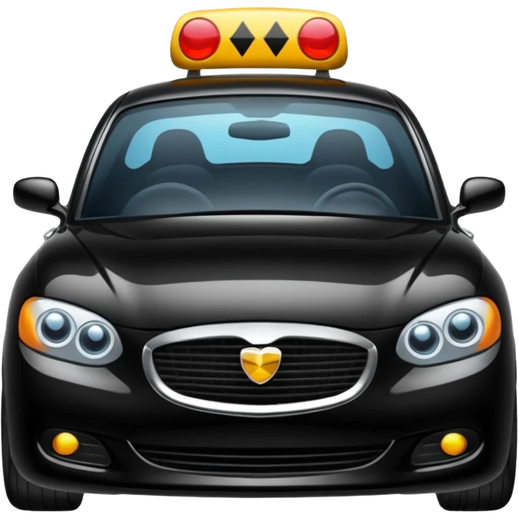 Black car escort emoji