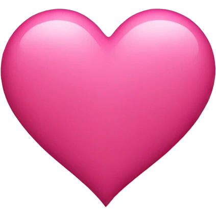 Heart pink emoji
