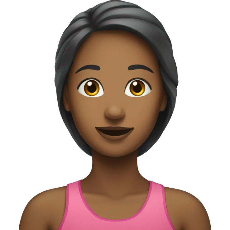 girl swimming on race emoji