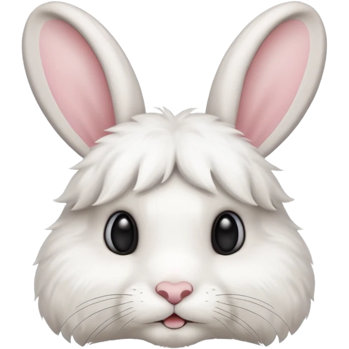 cute and minimaliste rabbit emoji