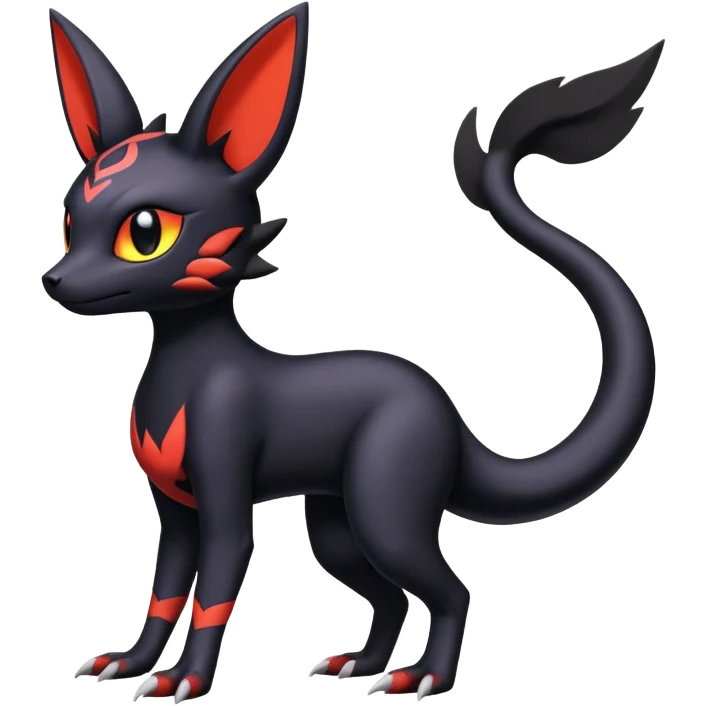 Salandit-Umbreon-Noibat-Litten-Hybrid (Full body) emoji