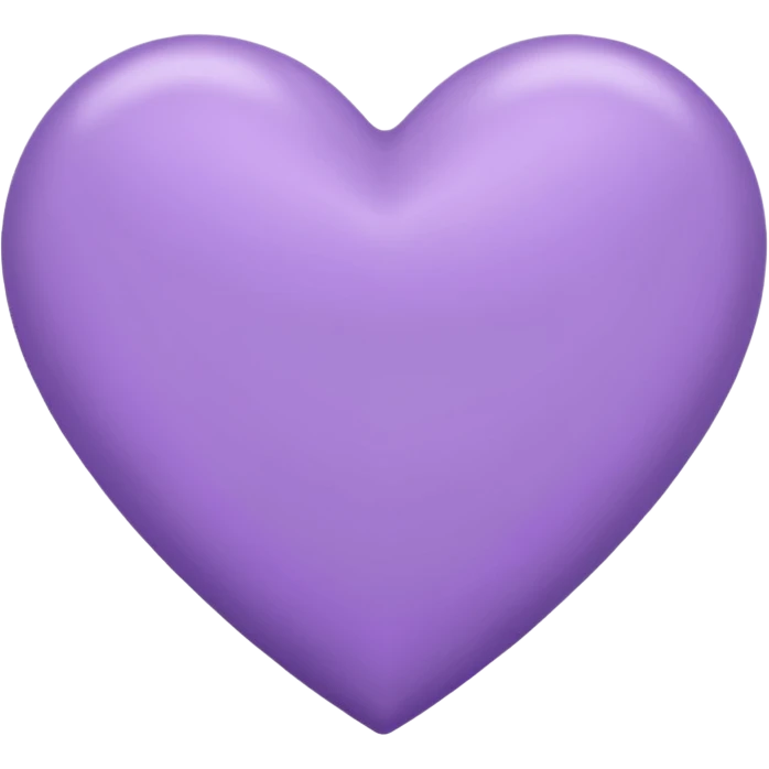 Lavender heart emoji