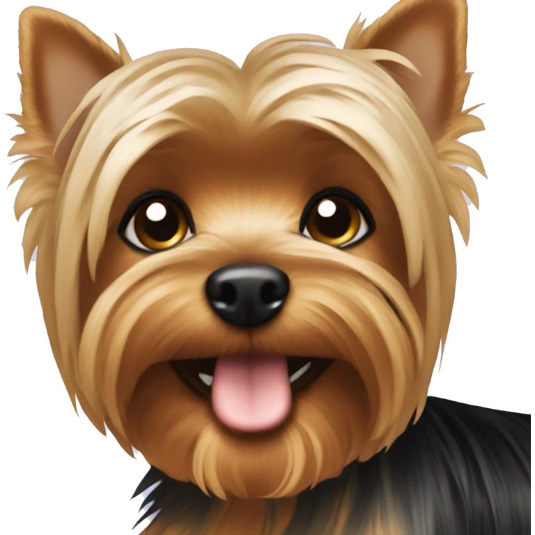 A yorkie  emoji