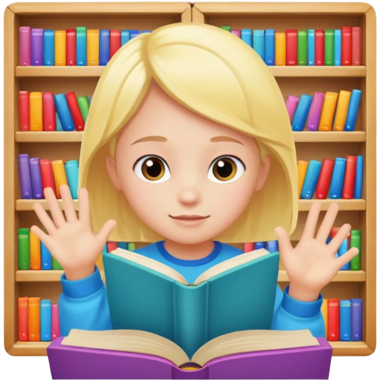 enfant range livre emoji
