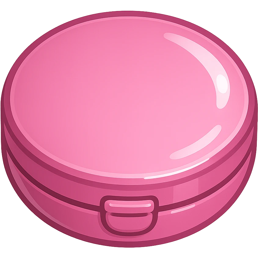 pink mirror compact emoji emoji