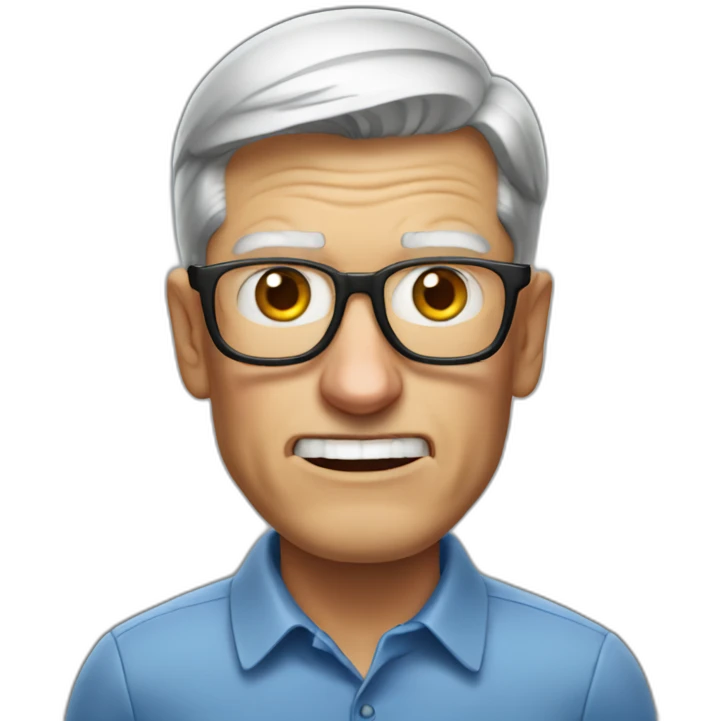 mad tim cook emoji