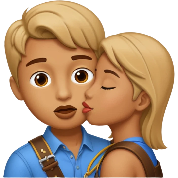 Целовать ниже пояса emoji