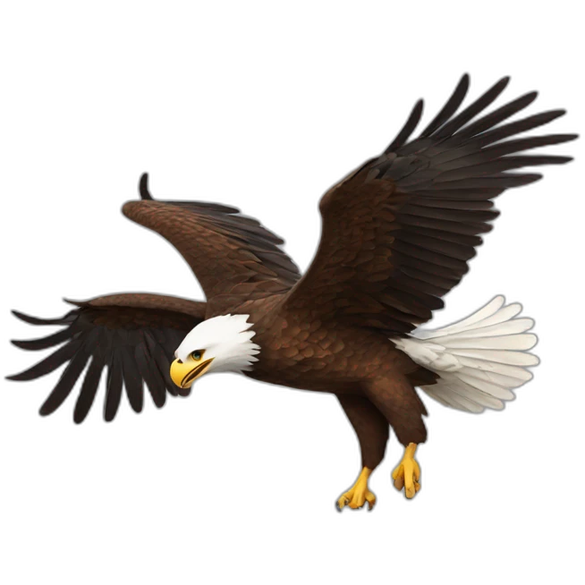 Flying eagle  emoji