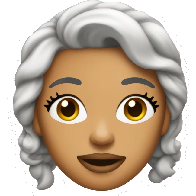 chanteuse de plein pied avec micro  emoji