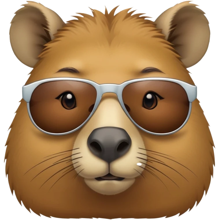 Capybara with sunglasses  emoji