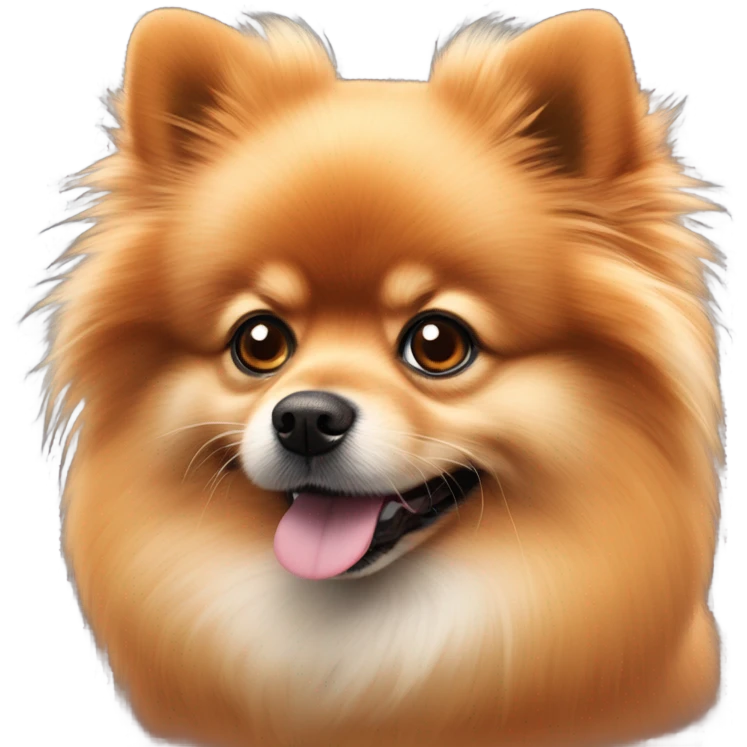 Pomeranian dog emoji