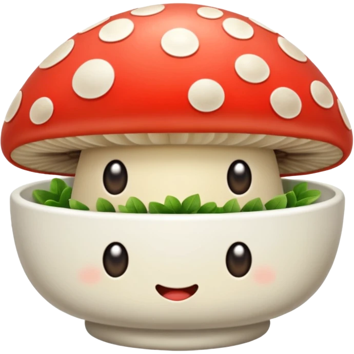 mushroom dish emoji