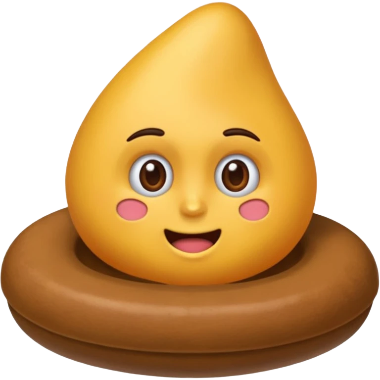 Une personne entraîne de faire caca emoji
