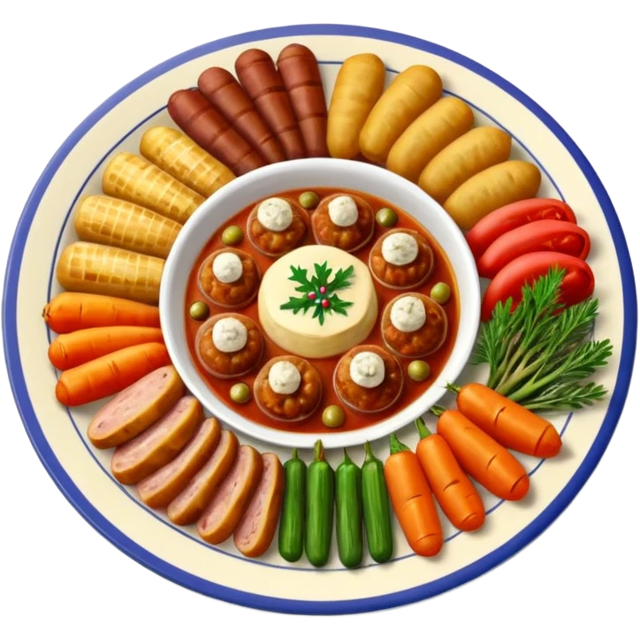 romanian christmas food emoji