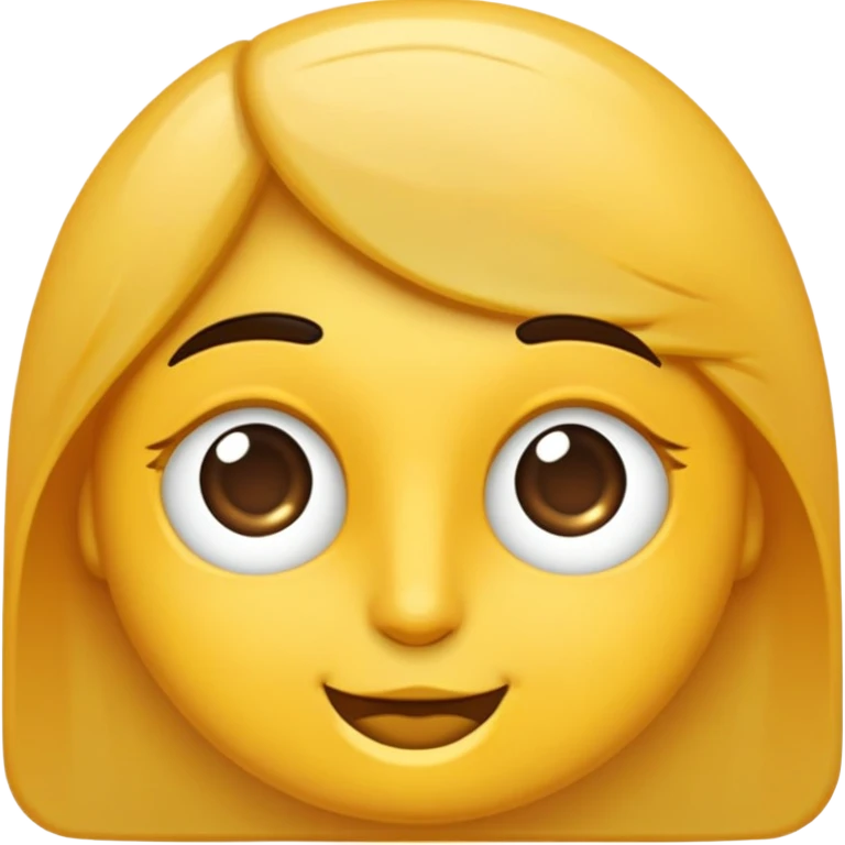 یک دختر با موهای صورتی  emoji