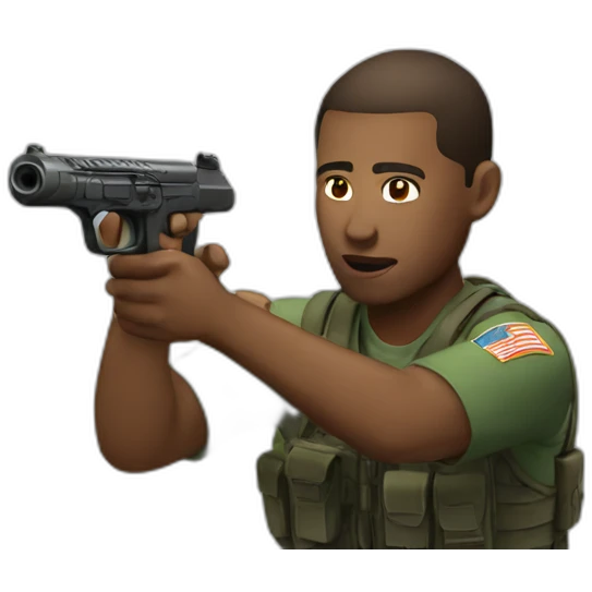 Shooting photo emoji