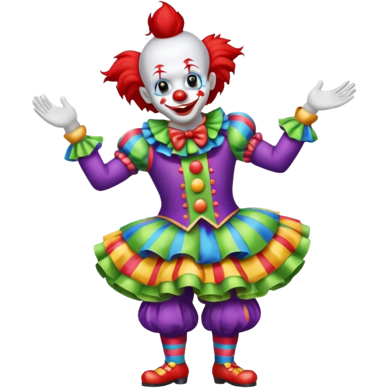 dancing clown emoji