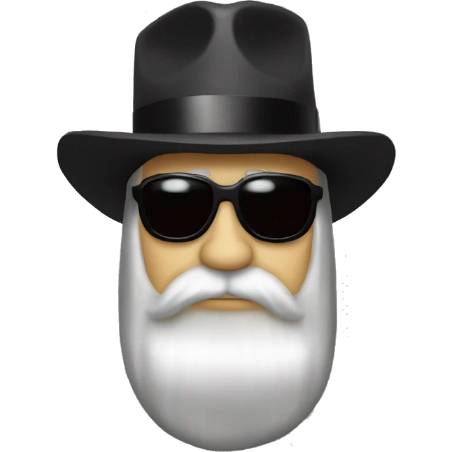 Zz top without hat emoji