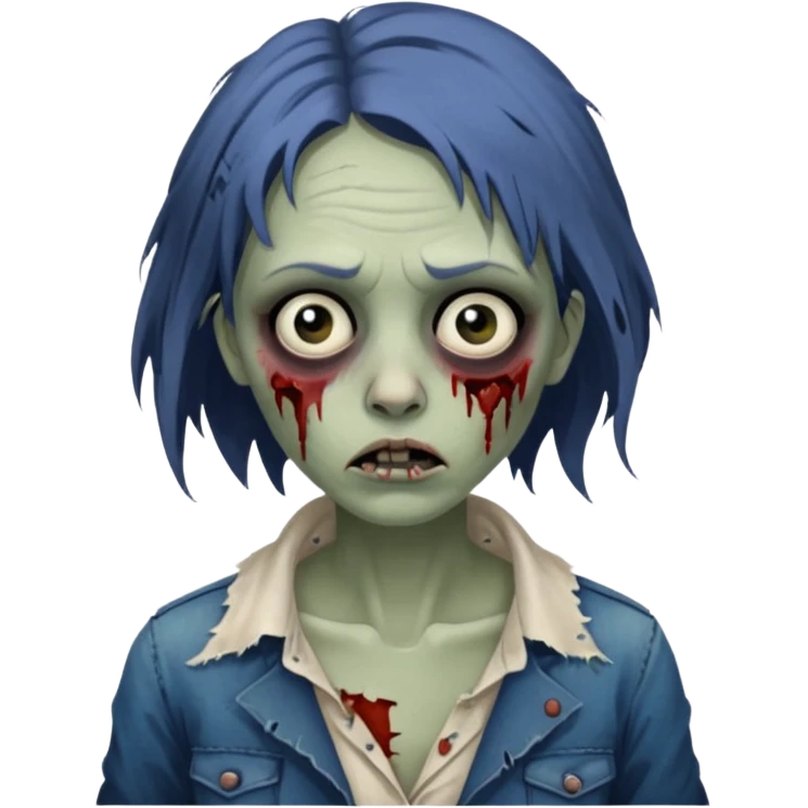 parisian zombie french woman  emoji