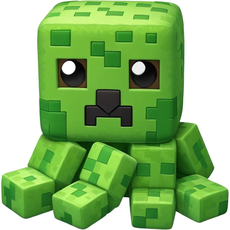 Minecraft creeper plushy  emoji