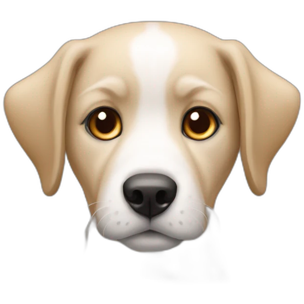Chien sur chat emoji