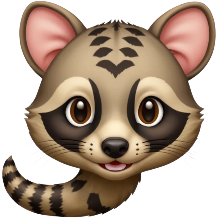 yummy face on civet emoji