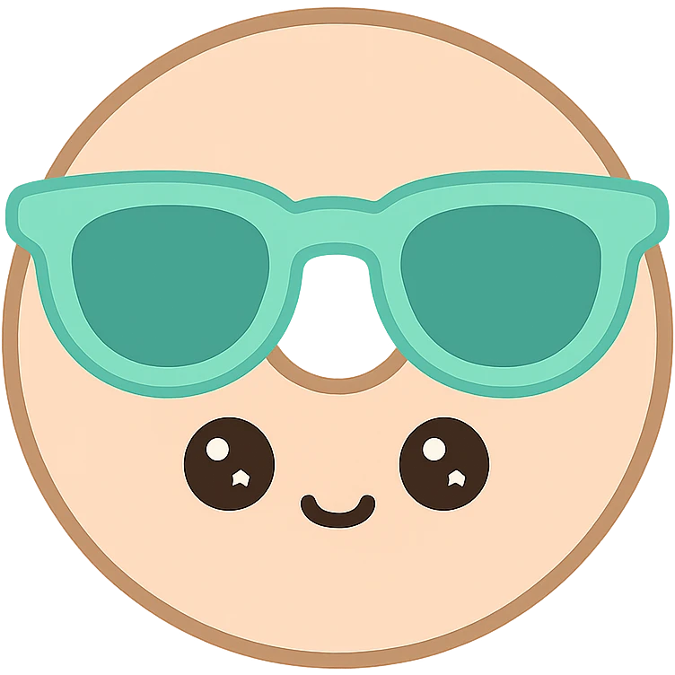 dough emoji with sunglasses emoji