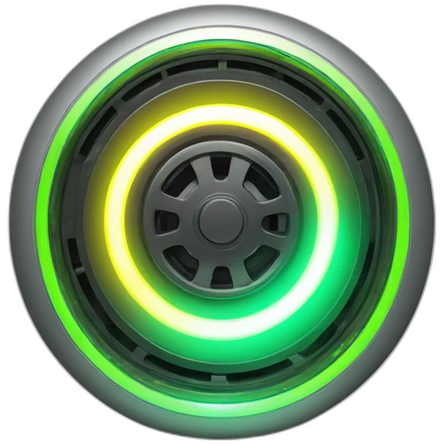 tuning wheel with led lights emoji