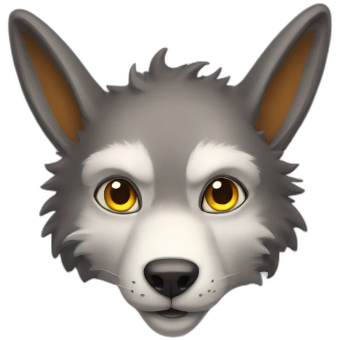 Lapin loup garou emoji
